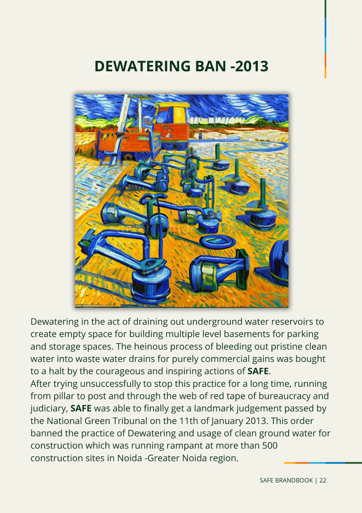 Dewatering Ban -2013